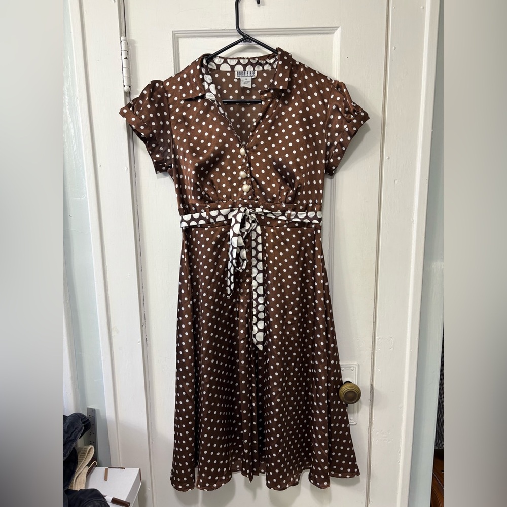 Vintage Inspired Polka dot dress